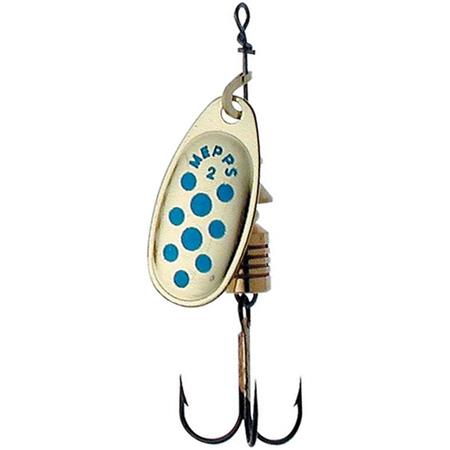 Cuiller Tournante Mepps Comet Or Point Bleu - Par 6
