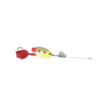 Cuiller Tournante Mepps Lusox Fluo Or Chartreuse - N°2