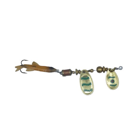 Cuiller Tournante Mepps Tandem Perche Argent Rouge - N°1