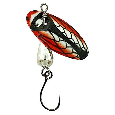 Cuiller Tournante Suissex Cicada Nk Bug White/Red
