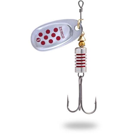 Cuiller Tournante Zebco Trophy Z-Swirl Silver / Red Dot