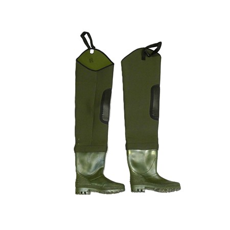 Cuissardes Neoprene Dam Fighter Pro+ Neoprene Hip Waders - Vert - 40/41 - Crantées