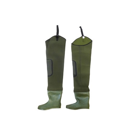 Cuissardes Neoprene Dam Fighter Pro+ Neoprene Hip Waders - Vert - 46/47 - Feutre
