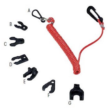 Cut-Off Switch With Cord Plastimo