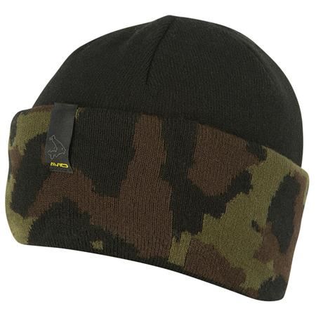 Czapka Avid Carp Beanie - Czarny/Kamuflaż