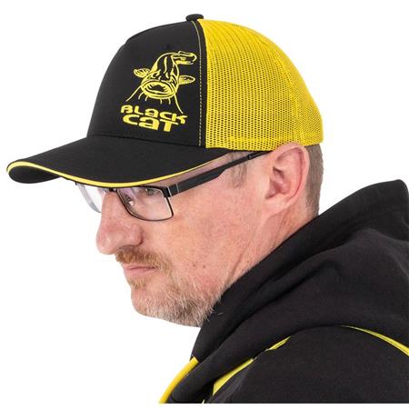 Czapka Black Cat Trucker Cap - Czarny/Żółty