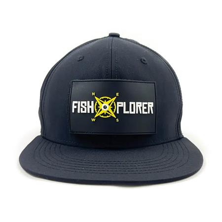 Czapka Fishxplorer Hydrofuge + U.V. Résistant Na Rzep - Czarny