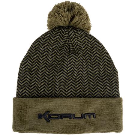 Czapka Korum Thermal Beanie Hat - Czarny/Oliwkowy