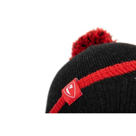 CZAPKA MĘSKA FOX RAGE VOYAGER DARK GREY BOBBLE HAT - CZARNY