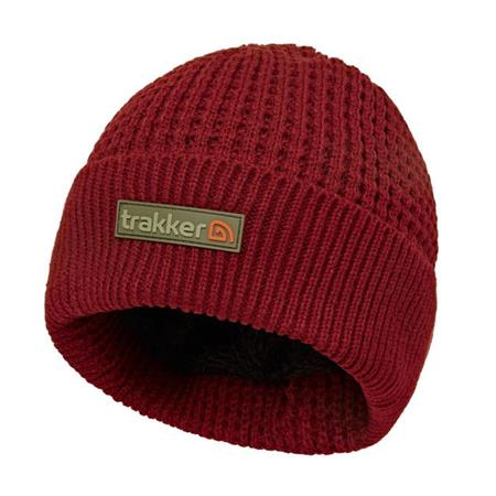 Czapka Trakker Plum Textured Beanie - Bordowy