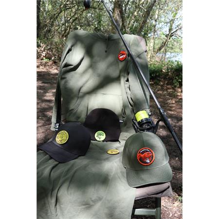 CZAPKA WĘDKARSKA PERSONALIZOWANA SUR VOS TRACES - CZARNY