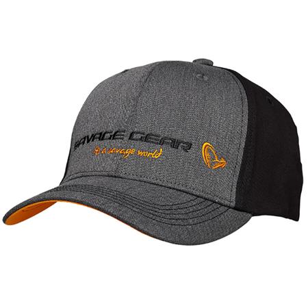 Czapka Z Daszkiem Męska Savage Gear Strike Cap - Czarny/Szary