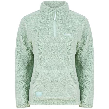 Dame-Sweatshirt Navitas Womens Sherpa Pullover Light Green - Lysegrøn