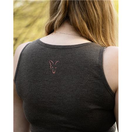 DAME-TANKTOP FOX WOMENS VESTS TWIN PACK - KHAKI/CAMO - PAKKE MED 2