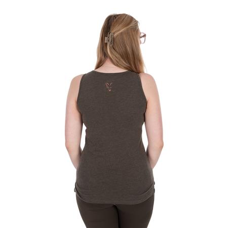 DAME-TANKTOP FOX WOMENS VESTS TWIN PACK - KHAKI/CAMO - PAKKE MED 2