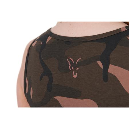DAME-TANKTOP FOX WOMENS VESTS TWIN PACK - KHAKI/CAMO - PAKKE MED 2