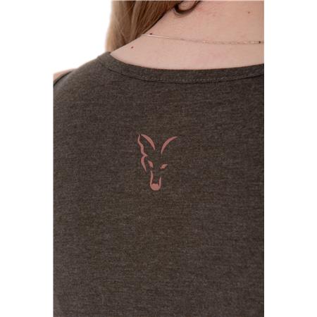 DAME-TANKTOP FOX WOMENS VESTS TWIN PACK - KHAKI/CAMO - PAKKE MED 2