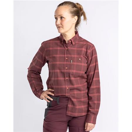 DAMEN LANGARMHEMD PINEWOOD VÄRNAMO FLANNEL W