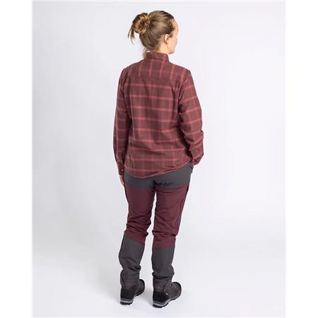 DAMEN LANGARMHEMD PINEWOOD VÄRNAMO FLANNEL W