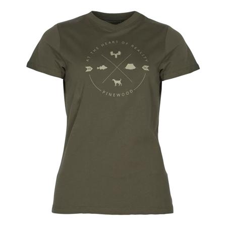 DAMEN-T-SHIRT PINEWOOD FINNVEDEN TRAIL