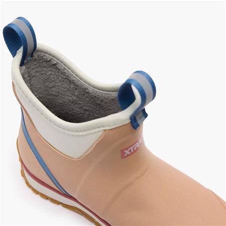 DAMENSTIEFEL XTRATUF WMNS ANKLE DECK BOOT ICE RUBBER - ROSA MAHAGONI