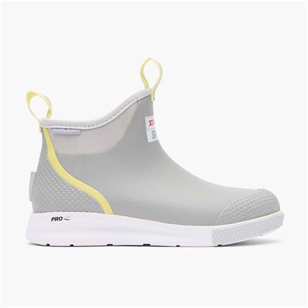 DAMESLAARZEN XTRATUF WMNS ANKLE DECK BOOT SPORT - GRIJS/GEEL