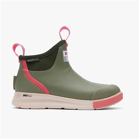 DAMESLAARZEN XTRATUF WMNS ANKLE DECK BOOT SPORT - OLIJFGROEN