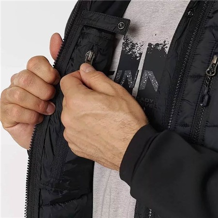 DAUNENJACKE HERREN FINNTRAIL MASTER HYBRID - GRAPHIT