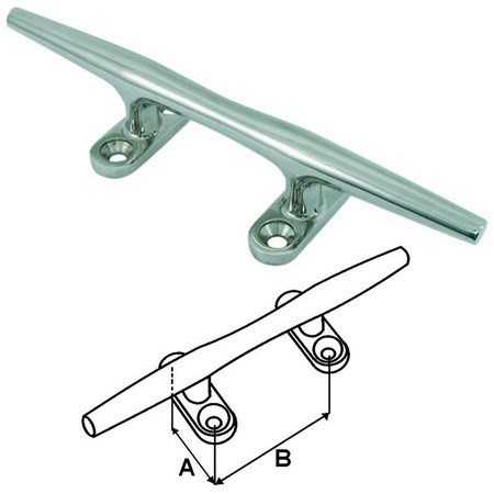 Deck Cleat Euromarine - Stainless Steel 316