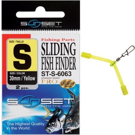 Desplazador Sunset Sliding Fish Finder St-S-6063 - Paquete De 2