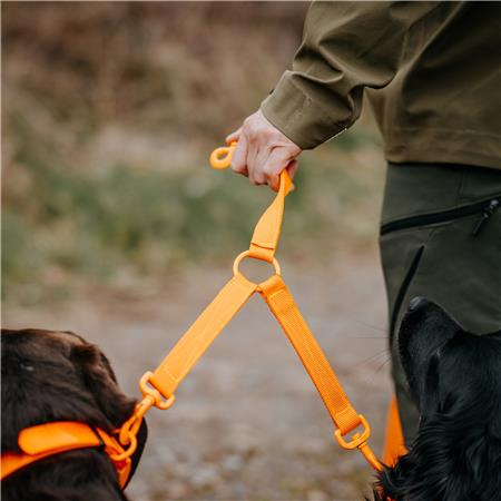 DOG LEASH EUROHUNT DE COUPLAGE HP&G 3 EN 1 AVEC MOUSQUETONS