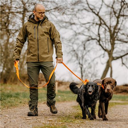 DOG LEASH EUROHUNT ENTRAINEMENT 3 EN 1 AVEC MOUSQUETONS