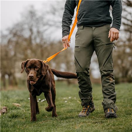 DOG LEASH EUROHUNT ENTRAINEMENT HP&G AVEC DEUX MOUSQUETONS