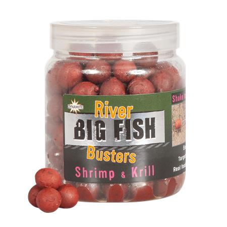 Δόλωμα Αγκίστρου Dynamite Baits Big Fish River Shrimp & Krill Hookbait Busters