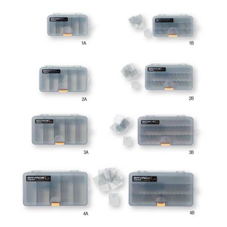 DOOS MET ACCESSOIRES SAVAGE GEAR LUREBOXES - 1-4