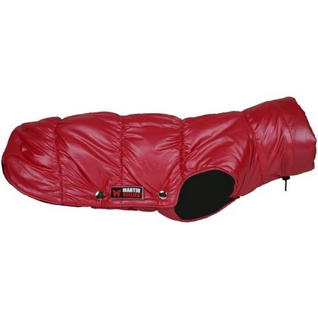 Down Jacket For Dog Martin Sellier Glossy Red