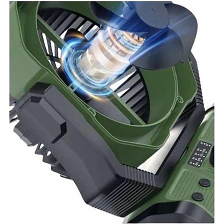 DRAAGBARE VENTILATOR HOLDCARP RECHARGEABLE DOUBLEMOTOR WATERSPRAY FAN