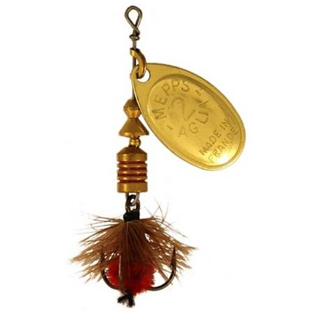 Draailepel Mepps Aglia Or Mouche Rouge