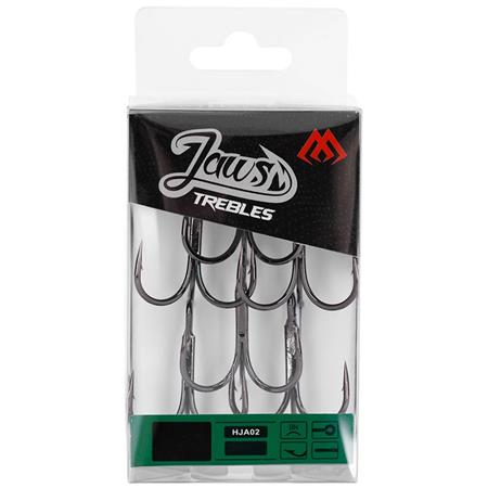 DREG MIKADO JAWS TREBLE HOOK BLACK NICKEL