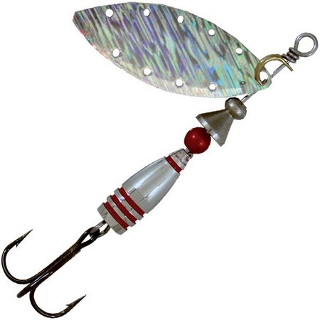 Drehender Spinner Suissex Willow Skylit Silber
