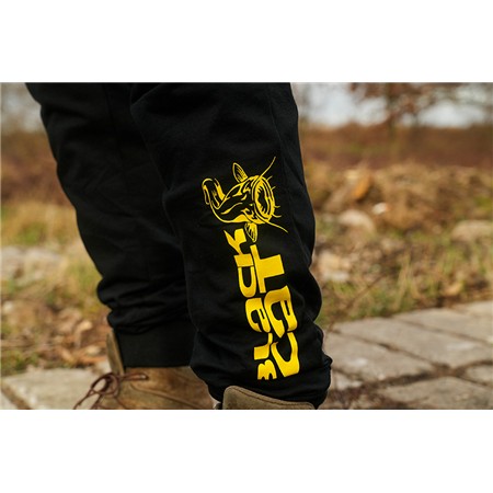 DRES MĘSKI BLACK CAT BLACK JOGGERS - CZARNY