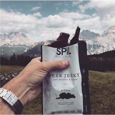 DRIED MEAT SPIL SNACK DEER JERKY BARBECUE STAG