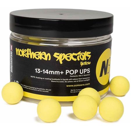 Drijvende Boilie Cc Moore Ns1 Pop Ups Yellow