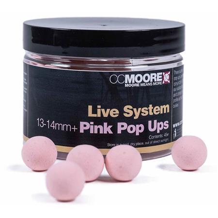 Drijvende Boilie Cc Moore Pink Pop Ups