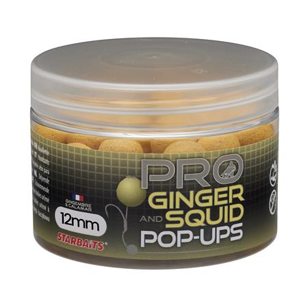 DRIJVENDE BOILIE STARBAITS PROBIOTIC PRO GINGER SQUID POP UP