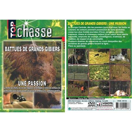 Dvd - Battues De Grands Gibiers : Une Passion  - Chasse Du Grand Gibier - Top Chasse
