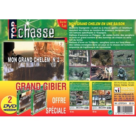 Dvd - Battues Grand Gibier : Grand Chelem  - Top Chasse - Set Van 2