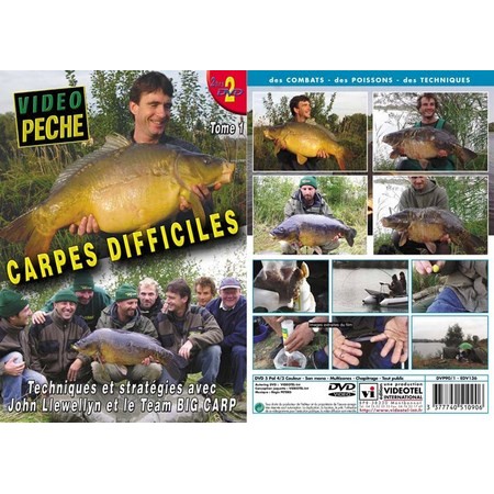 Dvd - Carpes Difficiles : Techniques Et Stratégies Avec John Llewellyn - Pêche De La Carpe - Vidéo Pêche