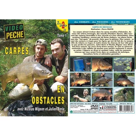 Dvd - Carpes En Obsheckbefestigungcles Avec Nicolas Migeon Et Julien Borie - Pêche De La Carpe - Vidéo Pêche