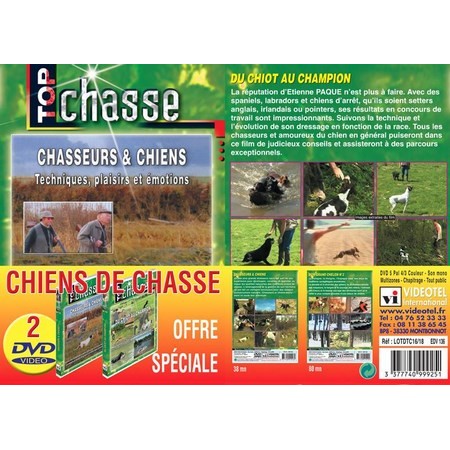 Dvd - Chiens De Chasse - Top Chasse - Set Van 2